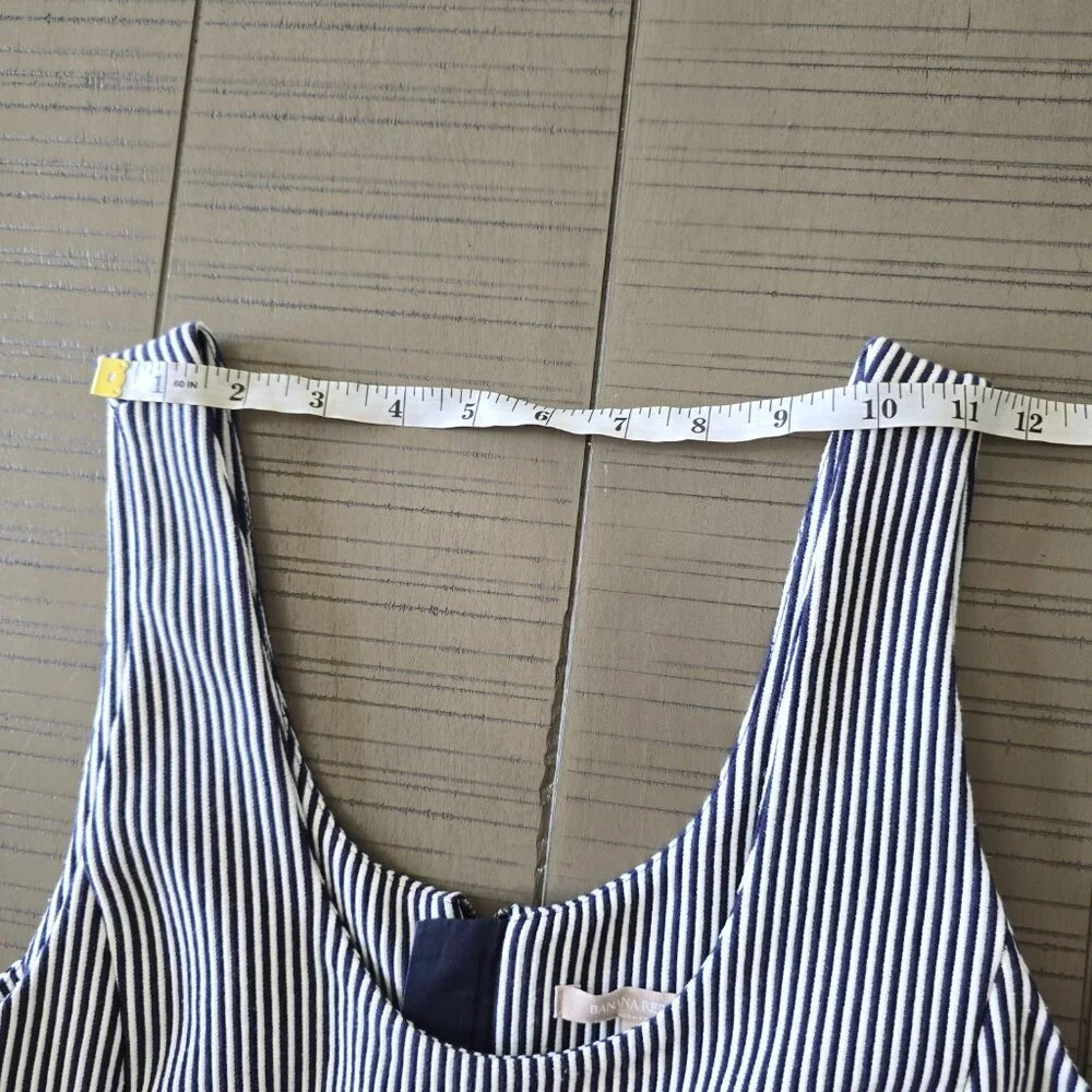 Banana Republic - Blue & White striped dress - Size 2 - Picture 6 of 13